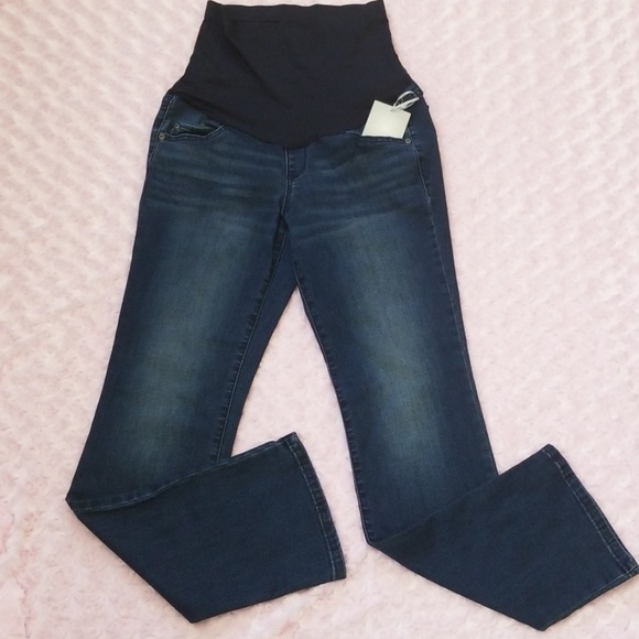 NWT 🎉Host Pick🎉 Maternity Bootcut Denim Jeans - Picture 2 of 8